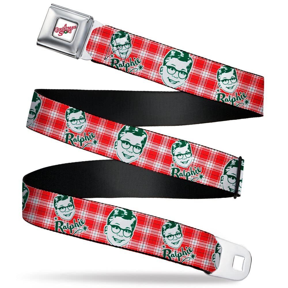 2761 unisex adult Seatbelt a Christmas Story Xl Belt, Christmas Story, 1.5